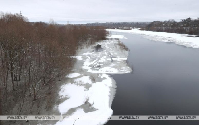 На реках Беларуси отмечаются колебания уровней воды с интенсивностью 1-16 см в сутки