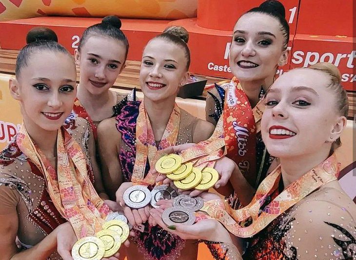 Белорусские гимнастки приехали в Испанию и выиграли 15 медалей