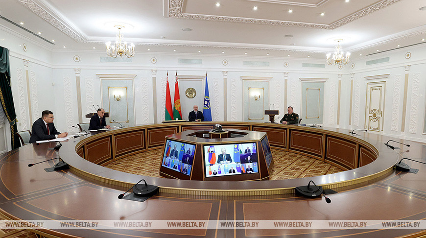 Откровенная дискуссия и предложения на злобу дня. О чем говорил Александр Лукашенко на онлайн-саммите ОДКБ